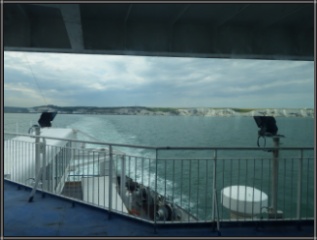 Leaving the white cliffs behind